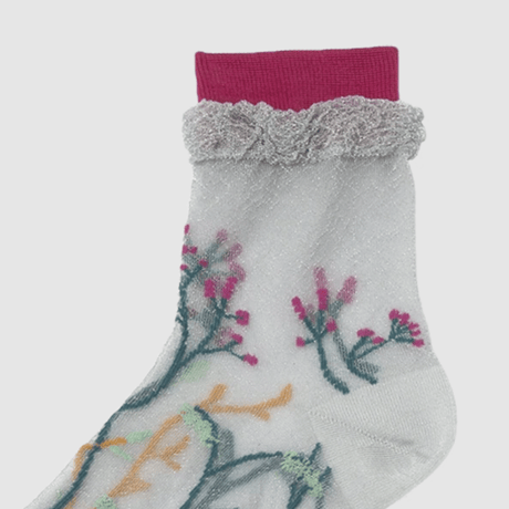 TRICOTE ／ FLOWER SHEER SOCKS
