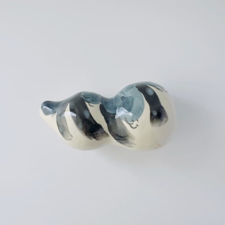 伊野孝行 × esou ceramics ／ 蓋物 松風に男