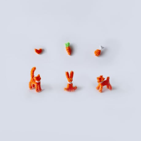 MOLER ／ mogol orange 3animals sets｜15