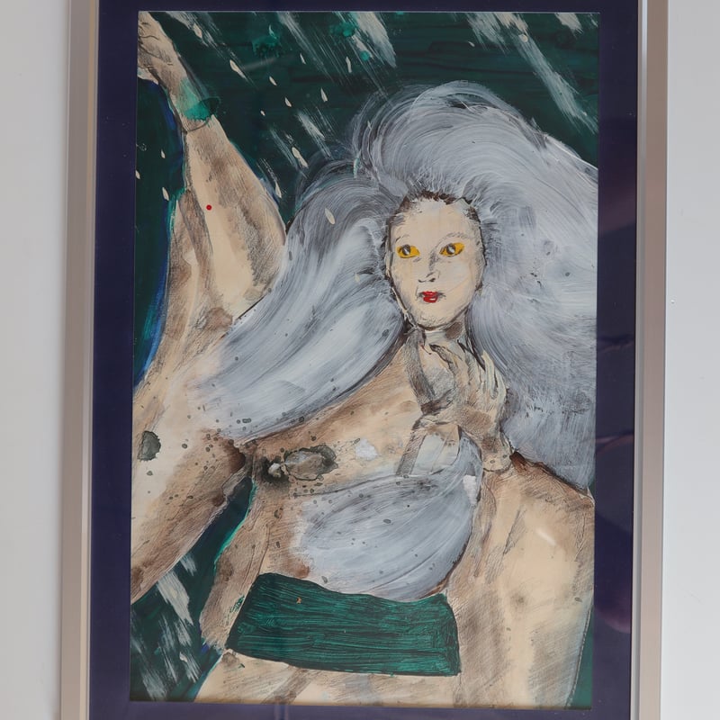 雪の華　　絵画原画 雪の華 絵画原画 山口華楊「春雪」木版画 :: 絵画買取・販売