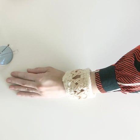 YOSHIKO ／  Rattan ニット Bangle シンプル