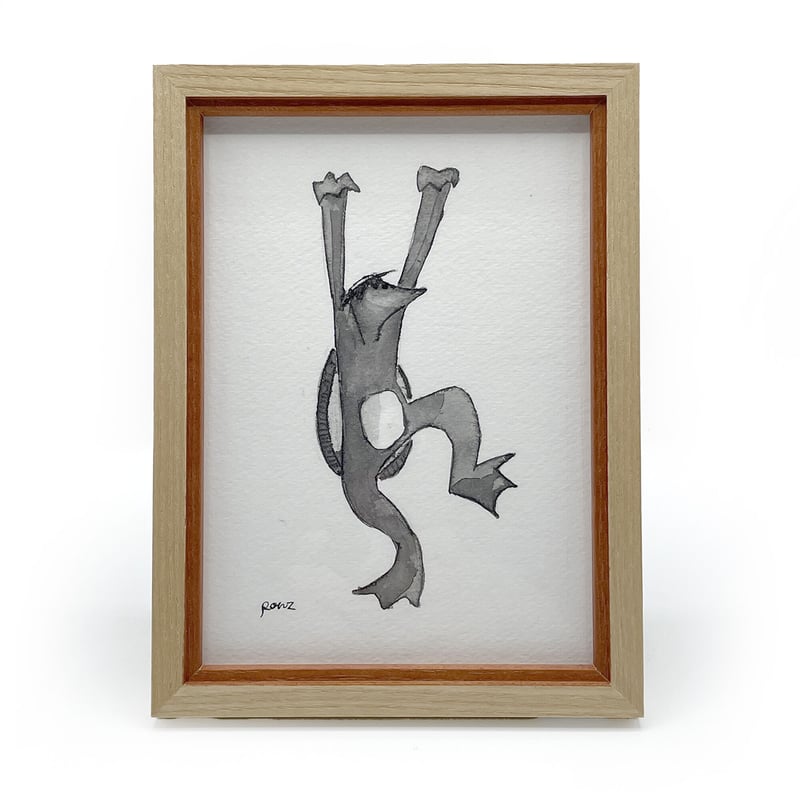 ポン豆ヤ ／ 絵画 カッパ [額装] 01 | はちみせ （83）