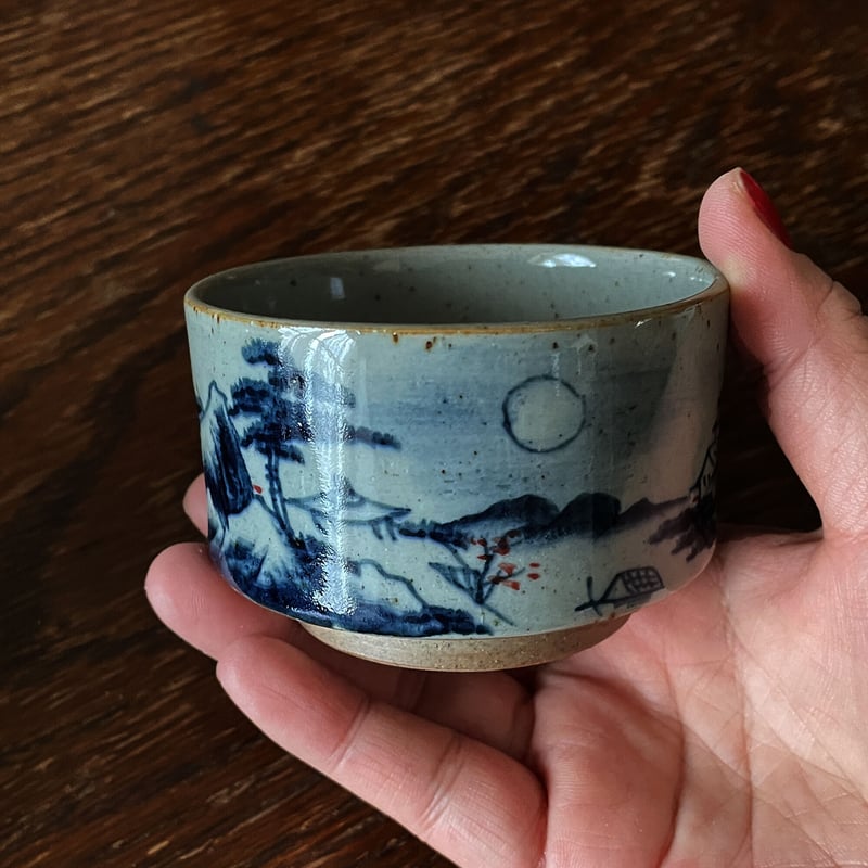 茶碗 月・山・梅｜山水画 | はちみせ （83）