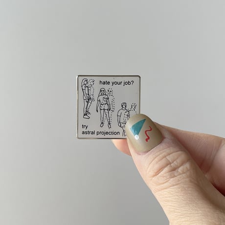 PINS  幽体離脱ピンバッジ