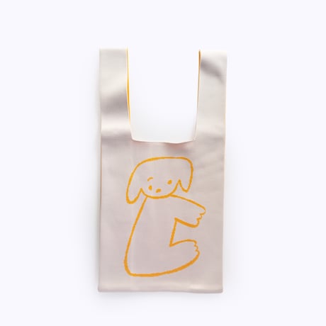 killdisco ／ KNIT MARCHE BAG Nice & warm ドッグ Yellow
