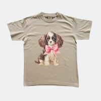83 original  ／ リボンが大きすぎる犬TEE