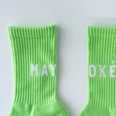MAYOKÉ  ／  MAYOKÉ SOCKS  ｜LIME