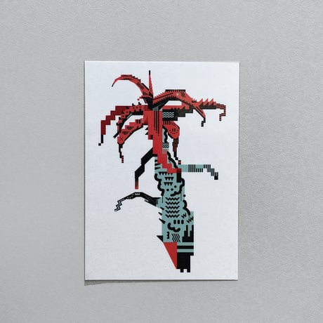 ヘルミッペ ／  Root rot aloe tattoo sticker タトゥーシール 根腐れアロエ