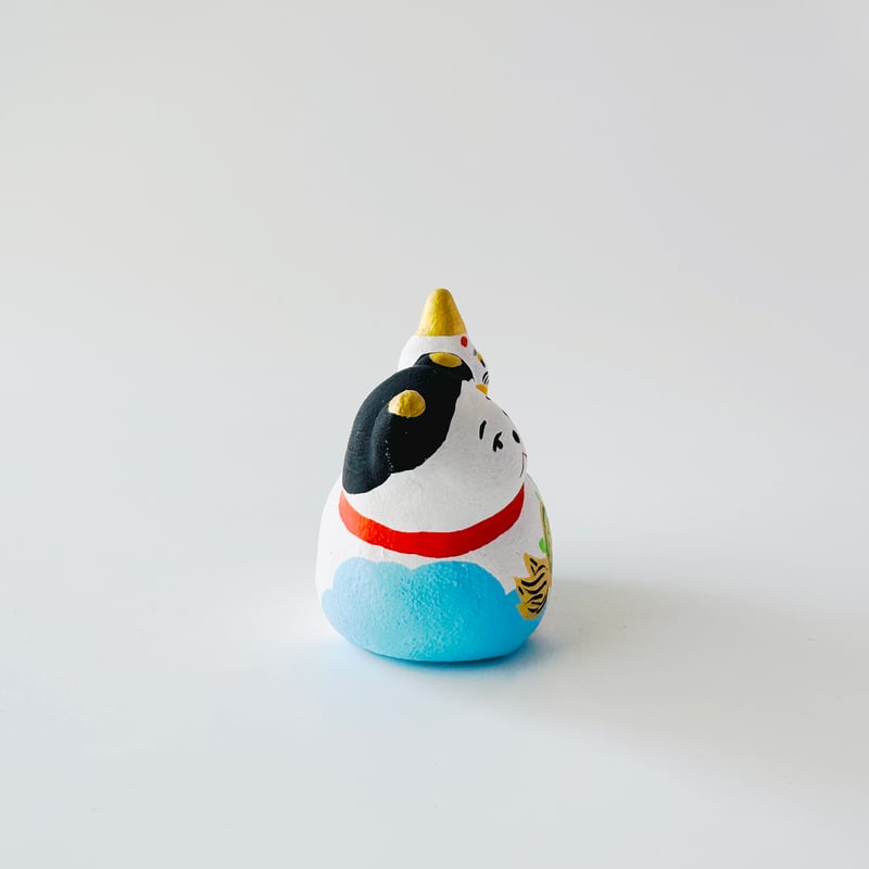 habotan ／ 土人形 特大 ｜犬筥乗り雛（亀）HB2 | はちみせ （83）