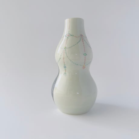 esou ceramics ／ 一輪挿し 瓔珞烏吟秋声花器：68