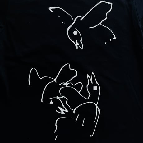 やまうちたかし × 83 ／ 三羽烏Tシャツ