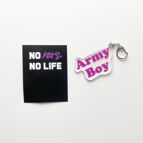 83 original ／ Army Girl＆Boy キーホルダー
