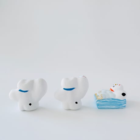 habotan ／ 土人形（普) ｜6月の招き猫