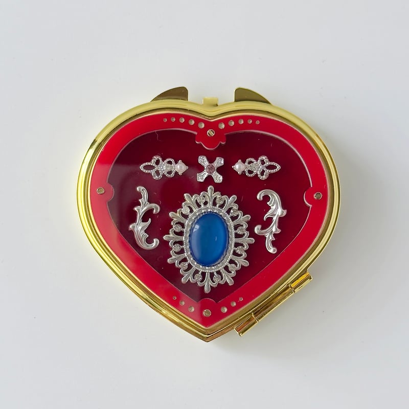 卒業生代表 ／ ミニ宝石箱ミラー ｜ハート | はちみせ （83）