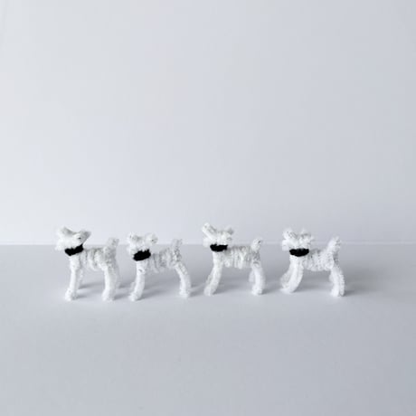 MOLER ／ mogol white 4dogs sets｜7