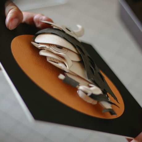 松本康孝 ／ Paper Art：肉うめぇ