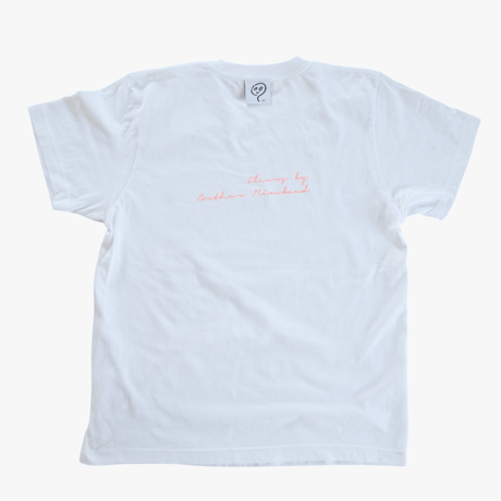 83 original  ／ ランボオ Tシャツ ［ Fleurs by Arthur RIMBAUD ］ホワイト