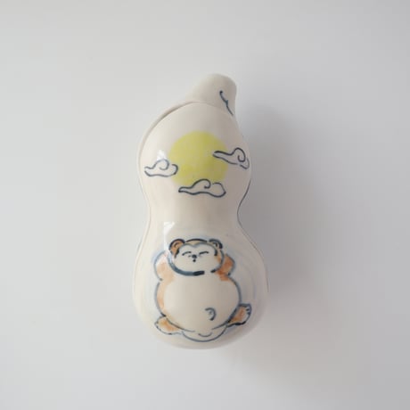 死後くん × esou ceramics ／ 蓋物　屋形船：08