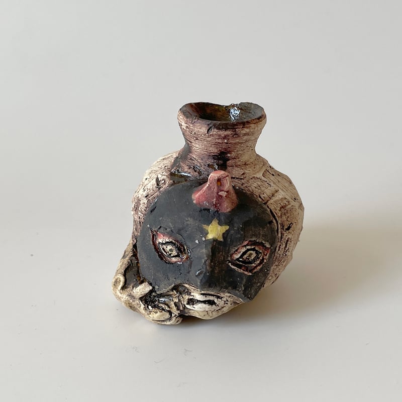 田川亞希 ／ 手乗り覆面レスラー 一輪挿し | はちみせ （83）