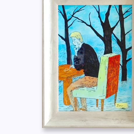 斎藤潤一郎 ／ 原画 彼方へ行かぬ時（とき）A