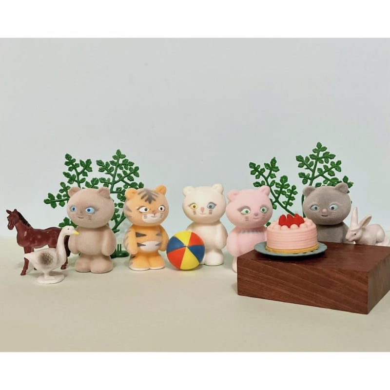 ミッキー＆ねこちゃん フィギュアセット 6ビース ミッキー＆ねこちゃん フィギュアセット 6ビース ミッキー＆ねこちゃん