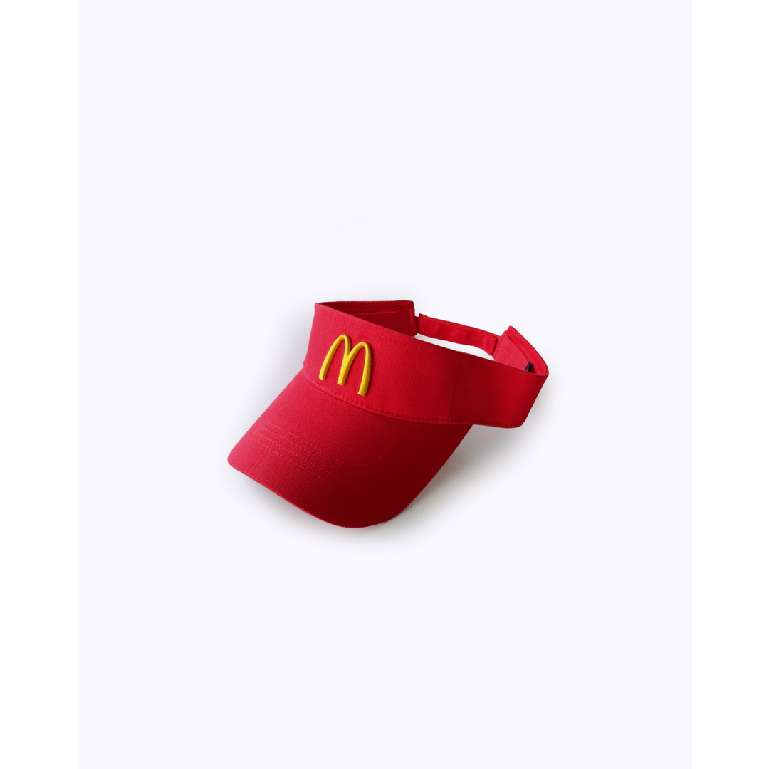 直*一様 マクドナルド サンバイザー McDonald's VISOR サンバーザー | はちみせ （83）