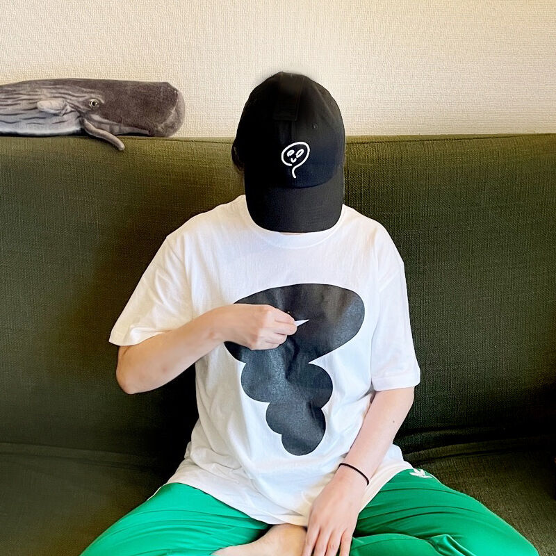 83 original ／ WエクトプラズムくんTシャツ｜ブラック | はちみせ （83）