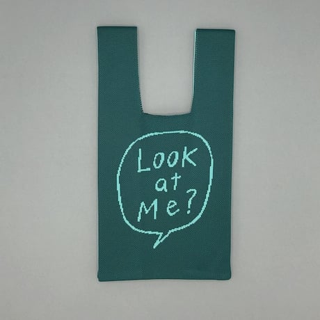 killdisco ／ KNIT MARCHE BAG Look at Me? ドッグ MINI Green