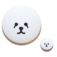 八重樫王明 ／ 缶バッジ　ビションフリーゼ
