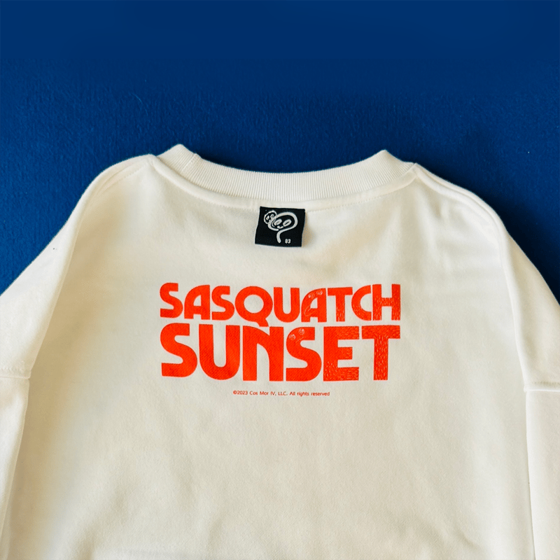 西村ツチカ ／ Sasquatch スウェット ビッグシルエット：ホワイト