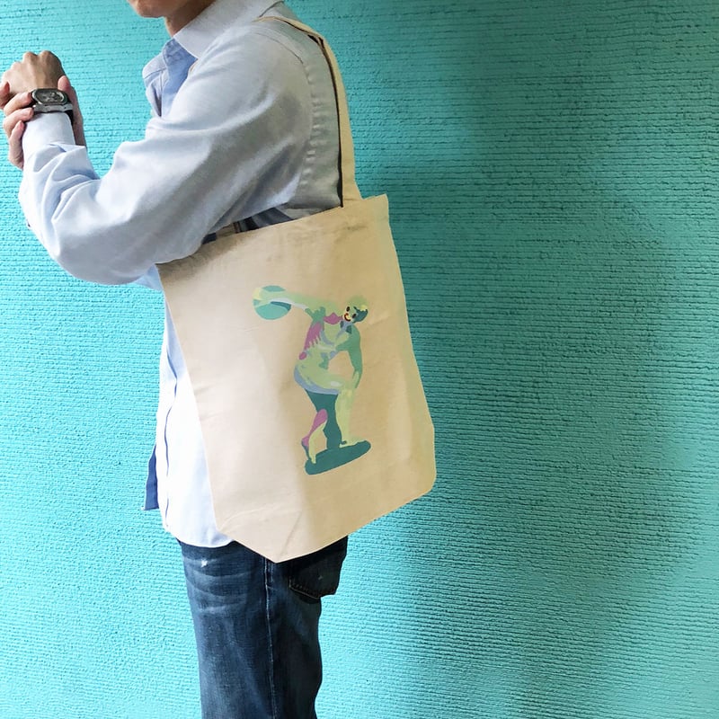 山口 マナビ ／ ミュロンの円盤投げ トートバッグ［The Townley