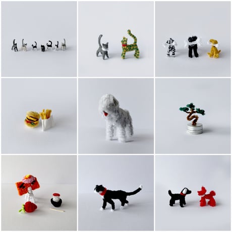 MOLER ／ mogol white 4dogs sets｜7