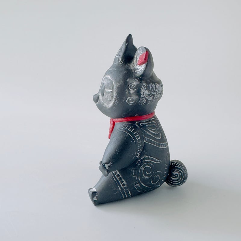 乙幡啓子 ／ 遮光器 土偶犬？「ドッグゥ」｜テディ土偶：11