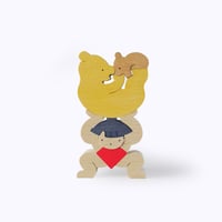 組み木 ／ クマ揚げ金太