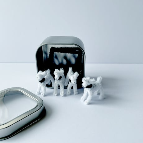 MOLER ／ mogol white 4dogs sets｜7