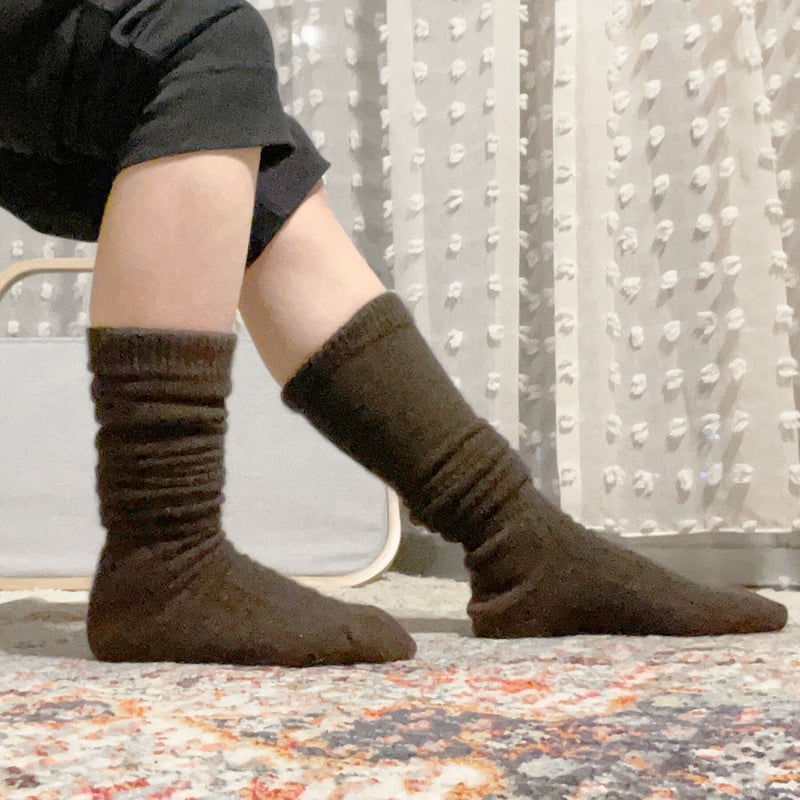 ヤクウール100% ヒザ下ソックス｜ ロング | はちみせ （83）