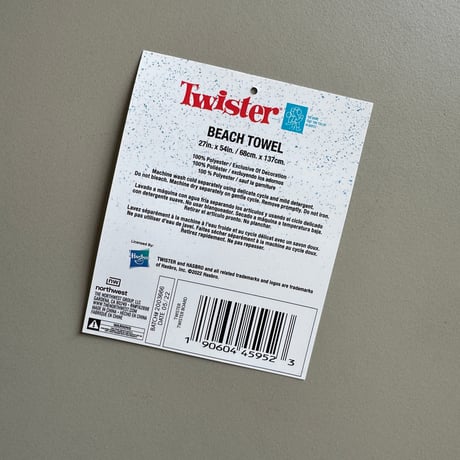 Twister ツイスタービーチタオル