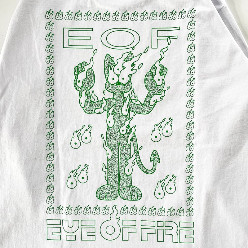 前田 麦 /EYE OF FIRE ロンT Green | はちみせ (83) 前田 麦 /EYE OF FIRE ロンT Green | はちみせ (83)
