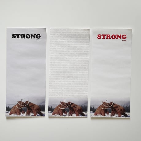 83 original ／ STRONG MEMO ｜一筆箋