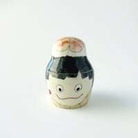 esou ceramics ／ 寿司君マトリョーシカ型小物入れ