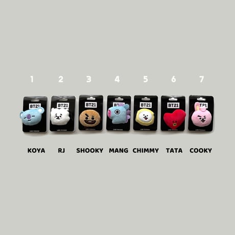 BT21 ぬいバッジ