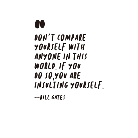 83 original ／Quotes by Bill Gates 鏡文字TEE