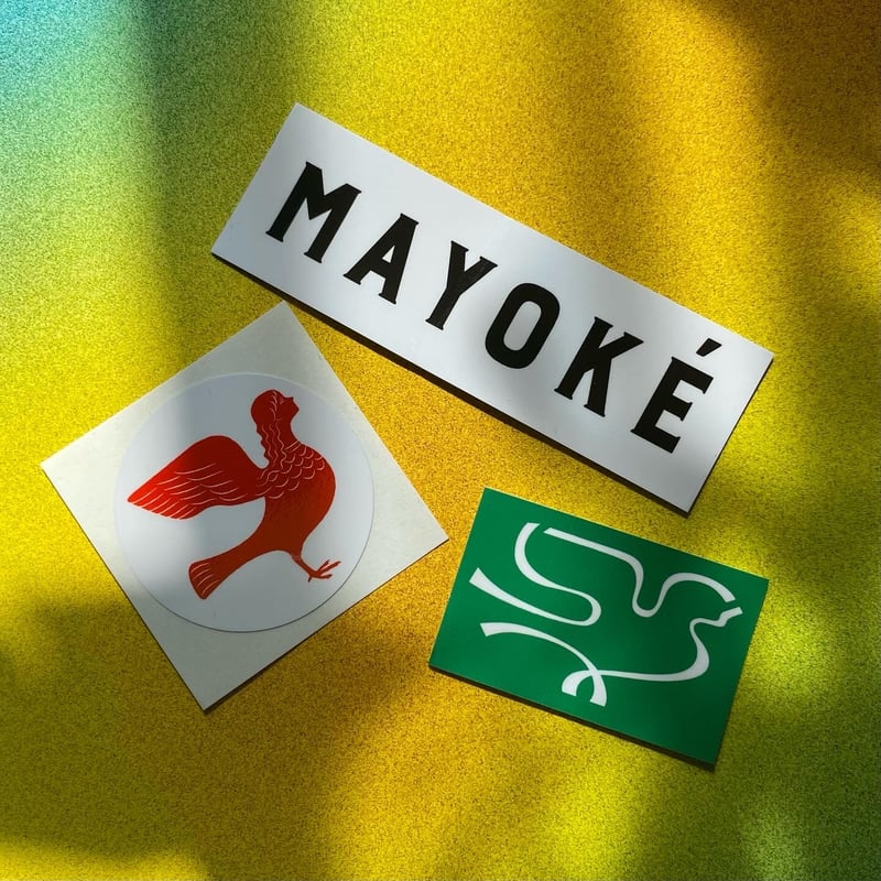 MAYOKÉ / MAYOKÉ STICKER |GREEN | はちみせ (83) MAYOKÉ / MAYOKÉ STICKER |GREEN | はちみせ (83)