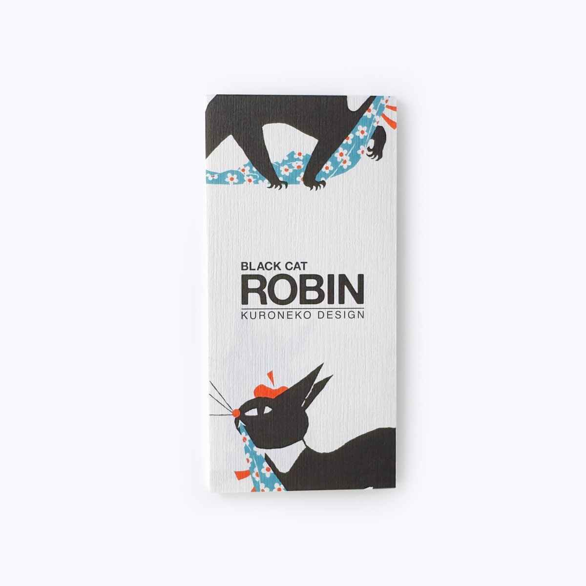 黒ねこ意匠 ／ 一筆箋 BLACK CAT ROBIN | はちみせ （83）