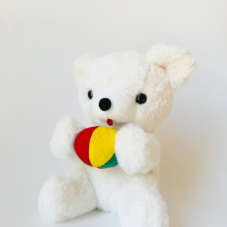 ぬいぐるみ 座りマリ持クマ