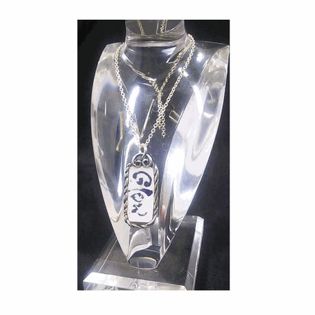 【Glowロゴネックレス チェーン】チャリティー シルバーアクセサリー