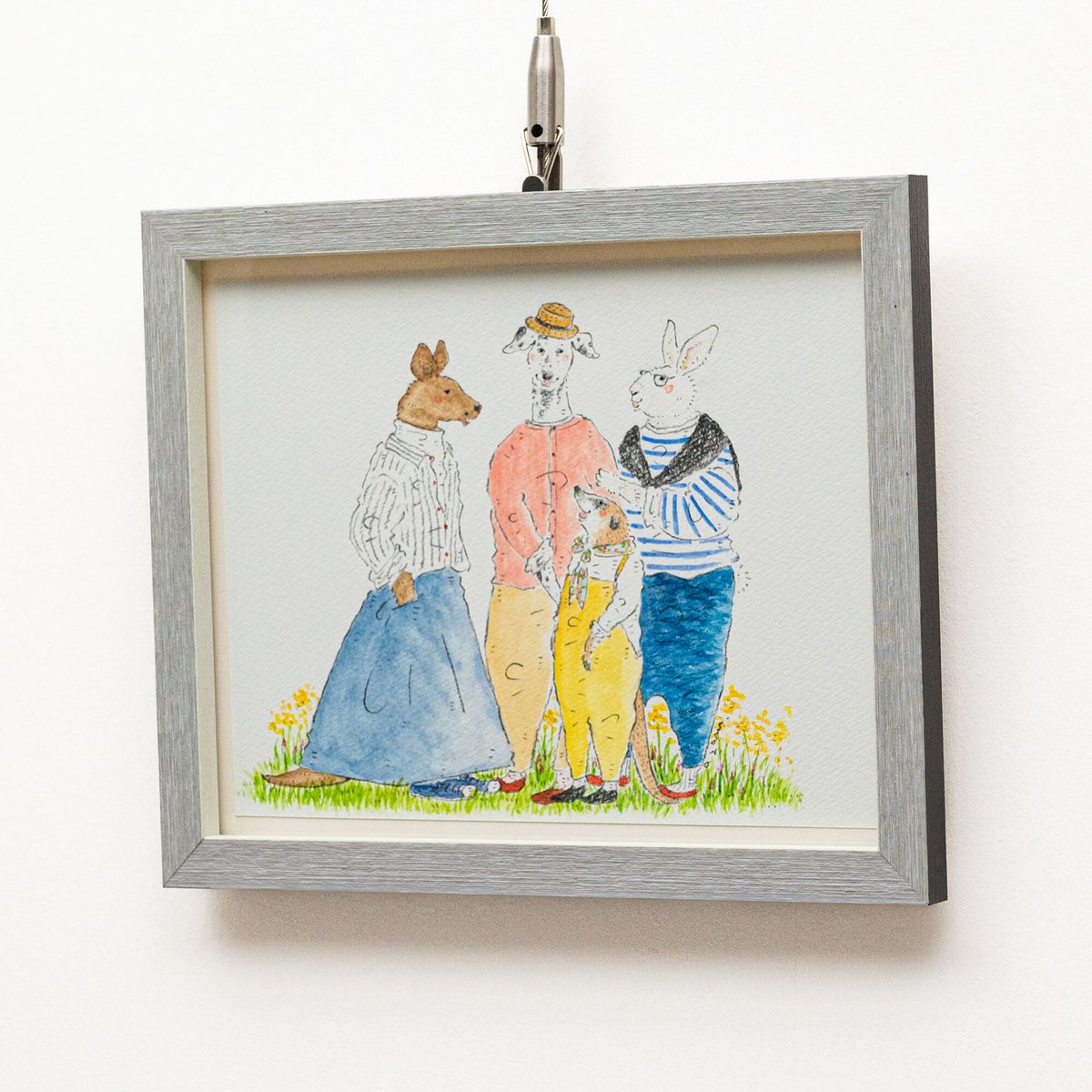 松岡文 原画「春のお話4人組」 | gallery So-Ra online shop