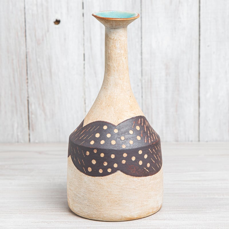 エヴァーソン朋子 陶作品「花器」A1 | gallery So-Ra online shop