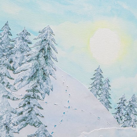 とmoえ「雪降る山のある日」