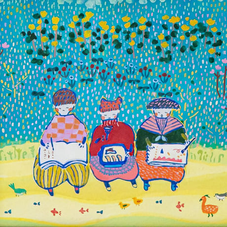 こにしともよ 原画「お花見」